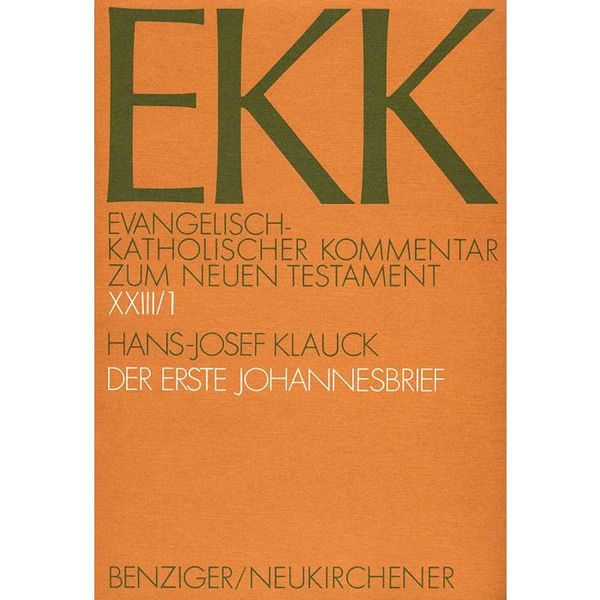Produktbild: Evangelisch-Katholischer Kommentar zum Neuen Testament (EKK) / Der erste Johannesbrief