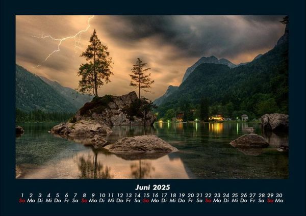 Produktbild: Bergige Welten 2025 Fotokalender DIN A4