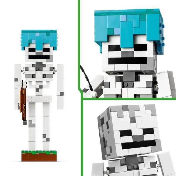 Produktbild: LEGO Minecraft 21594 Das Skelett, Bauspielzeug zum Videospiel, Spielzeug