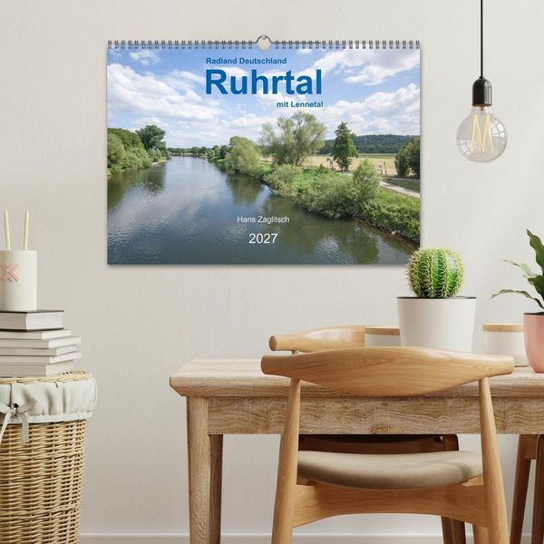 Produktbild: Ruhrtal mit Lennetal - Radland Deutschland (Wandkalender 2027 DIN A3 quer), CALVENDO Monatskalender
