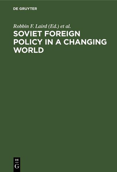 Produktbild: Soviet Foreign Policy in a Changing World
