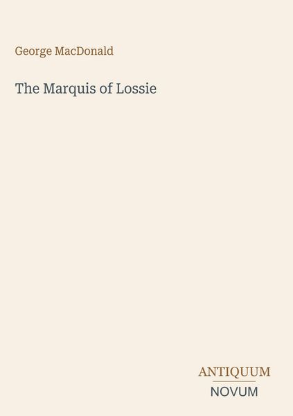 Produktbild: The Marquis of Lossie