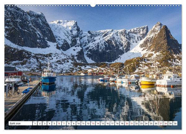 Produktbild: Licht des Nordens - LOFOTEN (hochwertiger Premium Wandkalender 2026 DIN A2 quer), Kunstdruck in Hochglanz