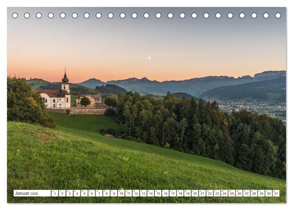 Produktbild: Appenzellerland (Tischkalender 2026 DIN A5 quer), CALVENDO Monatskalender