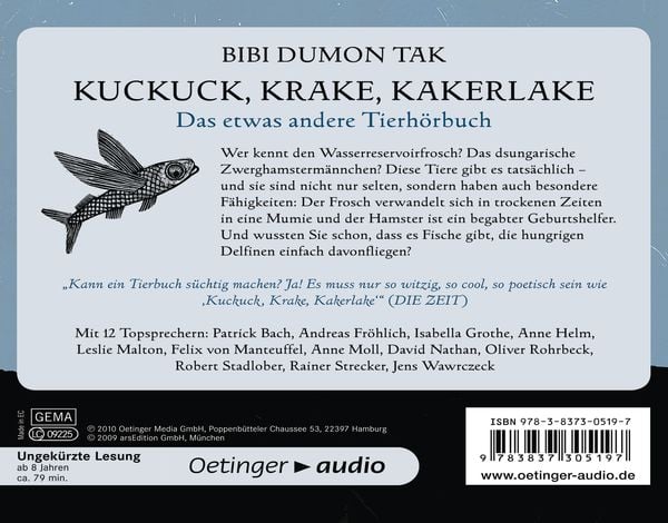 Produktbild: Kuckuck, Krake, Kakerlake