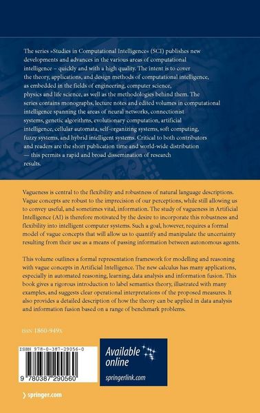 Produktbild: Modelling and Reasoning with Vague Concepts