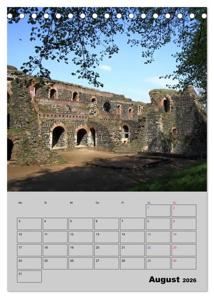 Produktbild: D&uuml;sseldorfer Burgen und Schl&ouml;sser (Tischkalender 2026 DIN A5 hoch), CALVENDO Monatskalender