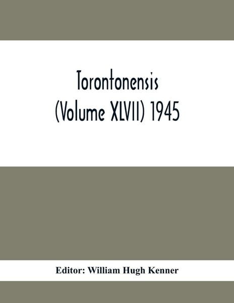 Produktbild: Torontonensis (Volume XIVII) 1945
