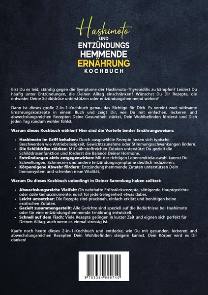 Produktbild: Hashimoto und Entz&uuml;ndungshemmende Ern&auml;hrung Kochbuch