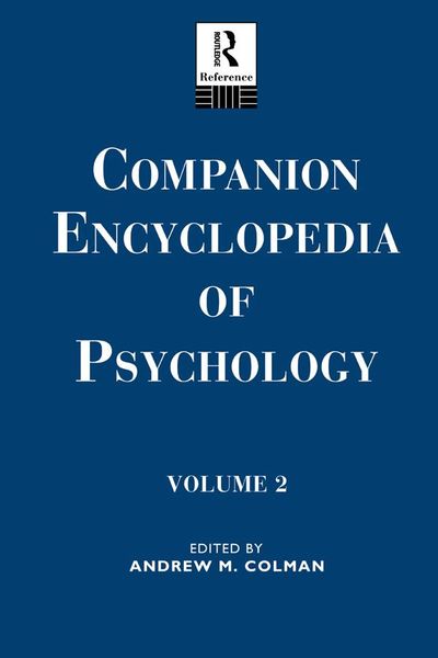 Produktbild: Companion Encyclopedia of Psychology
