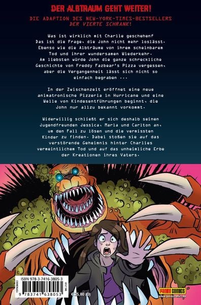 Produktbild: Five Nights at Freddy's: Der vierte Schrank - Die Graphic Novel
