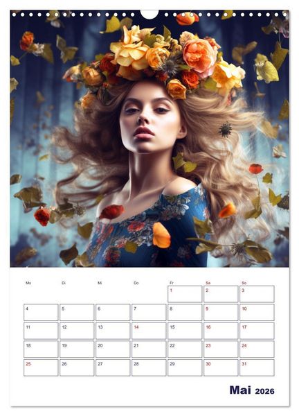 Produktbild: Die lebhafte Jahreszeiten! (Wandkalender 2026 DIN A3 hoch), CALVENDO Monatskalender