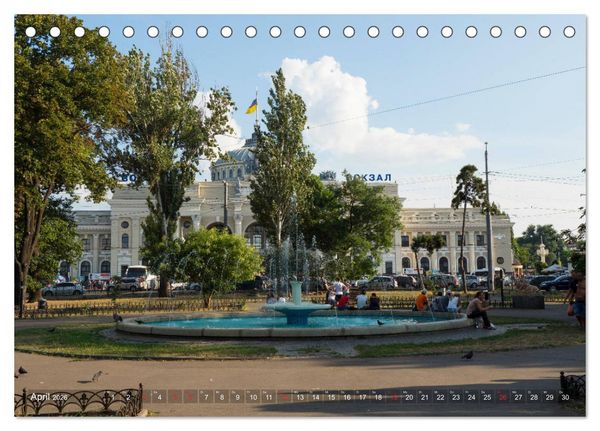 Produktbild: Odessa- Die sch&ouml;ne Stadt am Schwarzen Meer (Tischkalender 2026 DIN A5 quer), CALVENDO Monatskalender