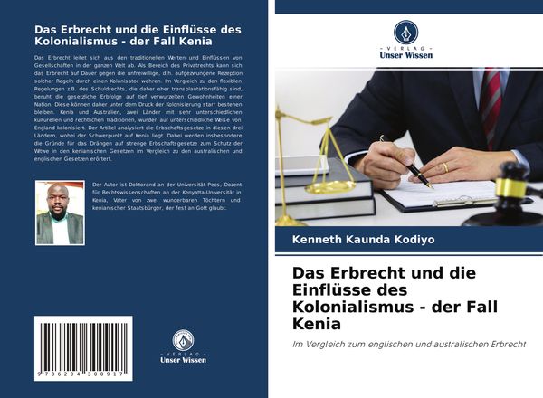 Produktbild: Das Erbrecht und die Einfl&uuml;sse des Kolonialismus - der Fall Kenia