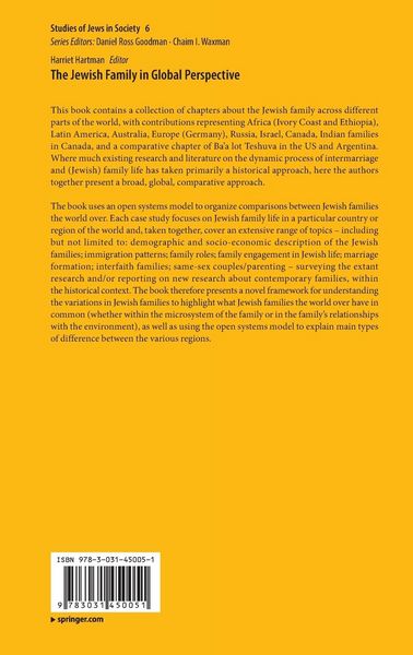 Produktbild: The Jewish Family in Global Perspective