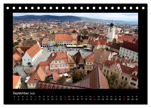Produktbild: Rum&auml;nien - Siebenb&uuml;rgen und Bukowina (Tischkalender 2026 DIN A5 quer), CALVENDO Monatskalender