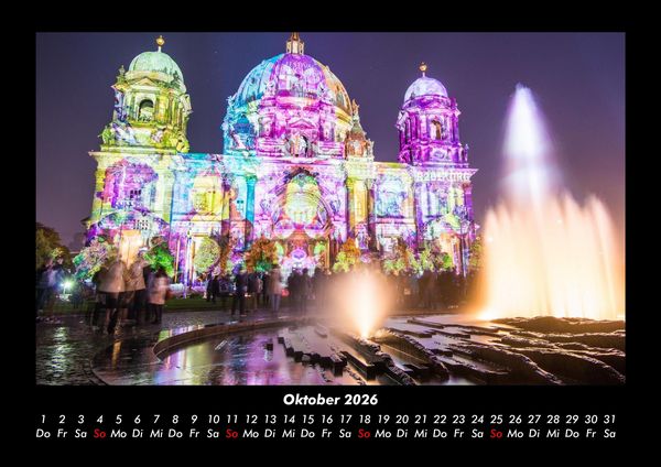 Produktbild: Berlin 2026 Fotokalender DIN A3