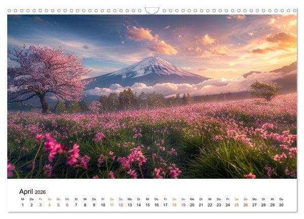 Produktbild: Natur im Jahr (Wandkalender 2026 DIN A3 quer), CALVENDO Monatskalender