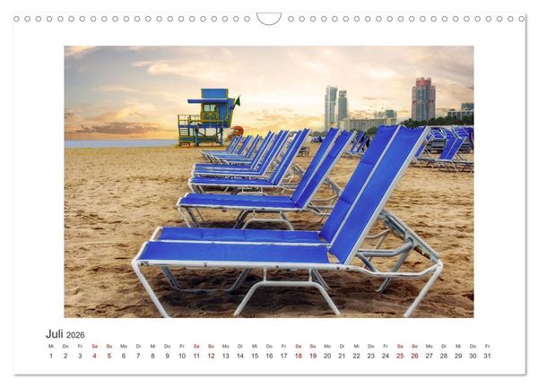 Produktbild: Miami - pulsierende Metropole (Wandkalender 2026 DIN A3 quer), CALVENDO Monatskalender