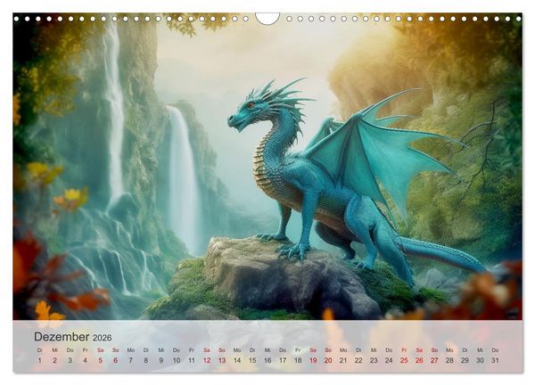 Produktbild: Im Land der sch&ouml;nen Drachen (Wandkalender 2026 DIN A3 quer), CALVENDO Monatskalender