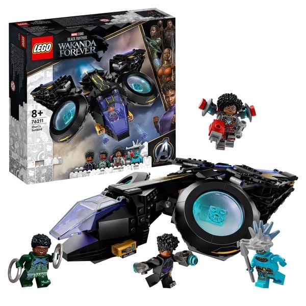 LEGO® Marvel Shuris Sonnenvogel (76211); Bauset; Black Panther Bauspielzeug mit einem Flugzeug für Kinder ab 8 Jahren (3