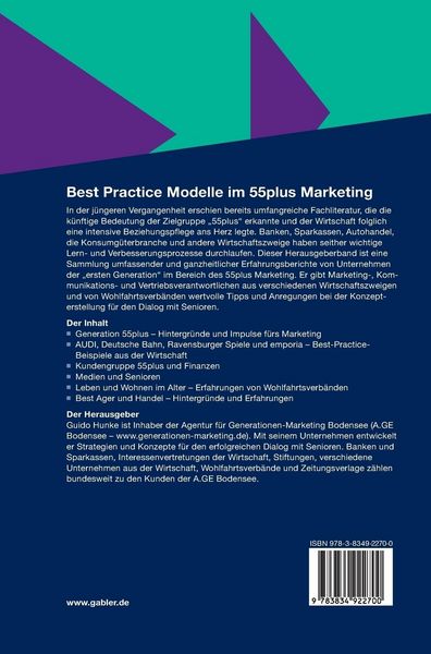 Produktbild: Best Practice Modelle im 55plus Marketing