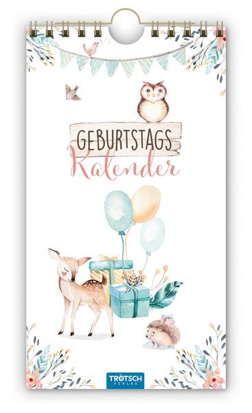 Produktbild: Trötsch Geburtstagskalender Waldfreunde