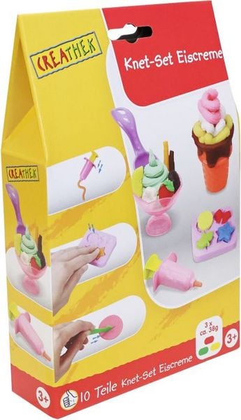 Produktbild: Creathek Knet-Set Eiscreme, 10 Teile
