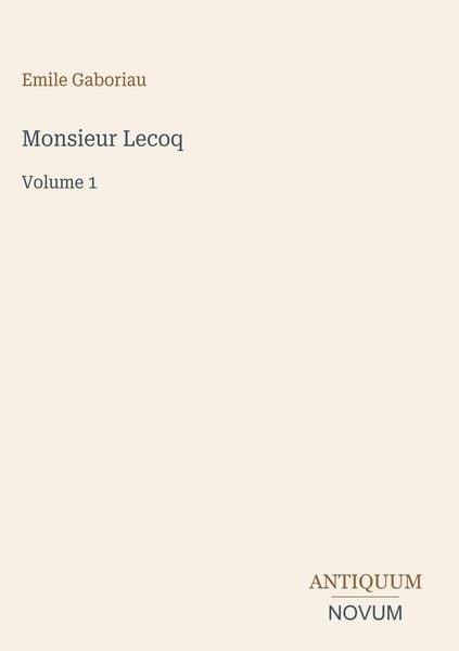 Produktbild: Monsieur Lecoq