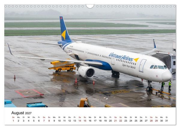 Produktbild: Airbus A320 Das Brot und Butter Flugzeug (Wandkalender 2027 DIN A3 quer), CALVENDO Monatskalender