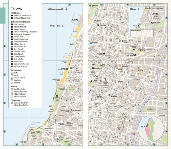 Produktbild: Vis-&agrave;-Vis Reisef&uuml;hrer Jerusalem, Israel, Westjordanland & Petra