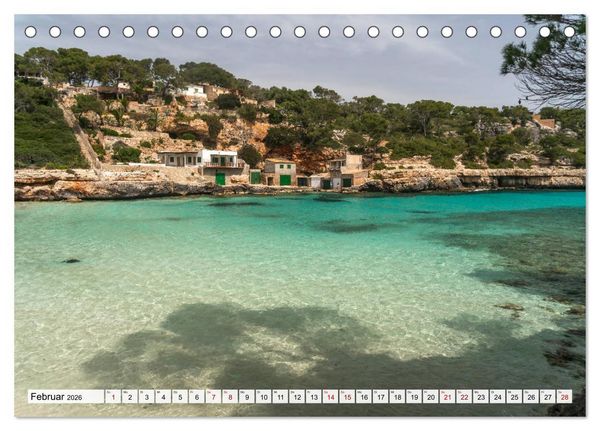 Produktbild: Traumstr&auml;nde auf Mallorca (Tischkalender 2026 DIN A5 quer), CALVENDO Monatskalender
