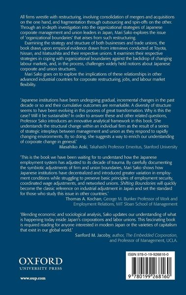 Produktbild: Shifting Boundaries of the Firm
