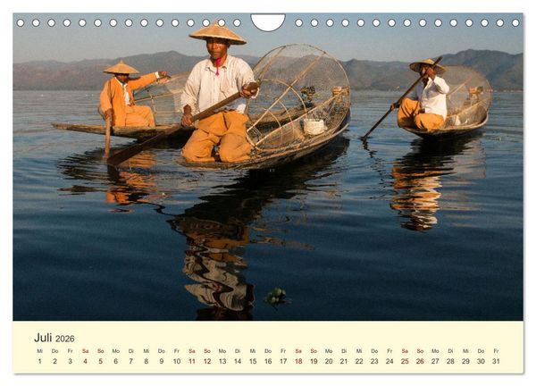 Produktbild: Leben in Myanmar (Wandkalender 2026 DIN A4 quer), CALVENDO Monatskalender