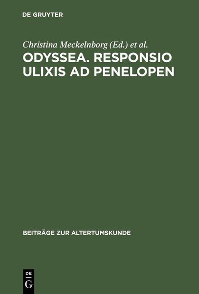 Produktbild: Odyssea. Responsio Ulixis ad Penelopen