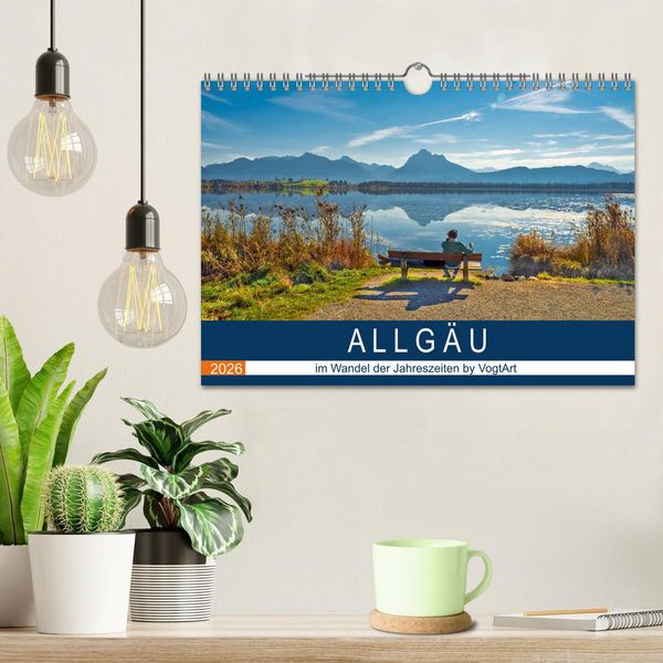 Produktbild: ALLG&Auml;U, im Wandel der Jahreszeiten. (Wandkalender 2026 DIN A4 quer), CALVENDO Monatskalender