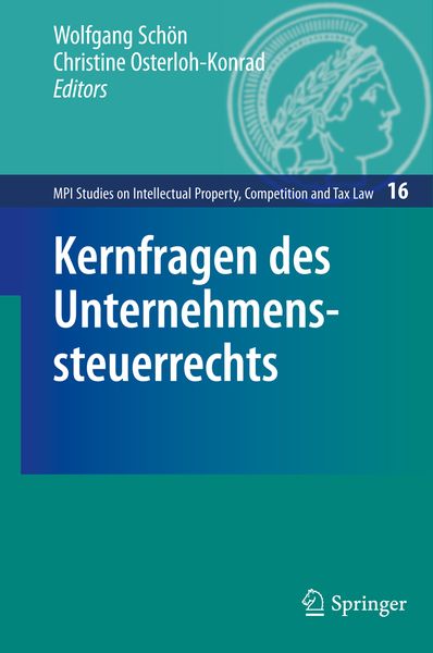 Produktbild: Kernfragen des Unternehmenssteuerrechts
