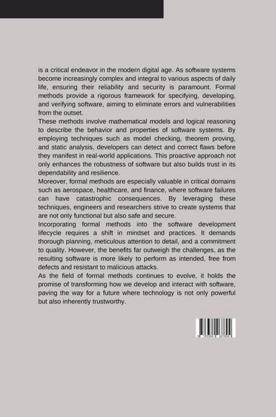 Produktbild: Securing the System: Formal Methods for Error-Free Software