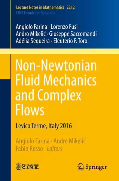 Produktbild: Non-Newtonian Fluid Mechanics and Complex Flows