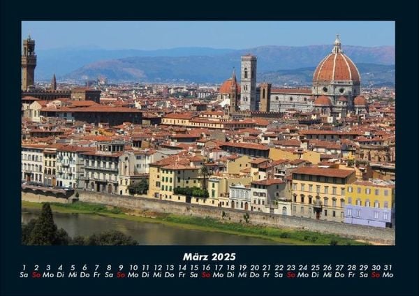 Produktbild: Florenz 2025 Fotokalender DIN A4