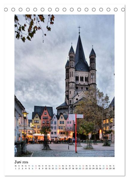 Produktbild: K&ouml;ln - Ansichtssache (Tischkalender 2026 DIN A5 hoch), CALVENDO Monatskalender