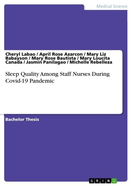 Produktbild: Sleep Quality Among Staff Nurses During Covid-19 Pandemic