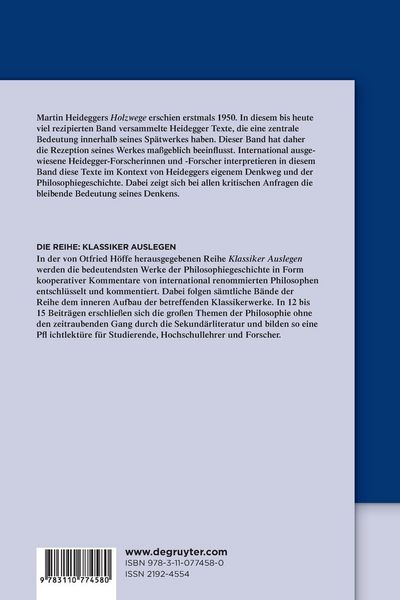 Produktbild: Martin Heidegger: Holzwege