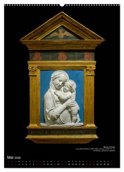Produktbild: Maria - Mutter Gottes (Wandkalender 2026 DIN A2 hoch), CALVENDO Monatskalender