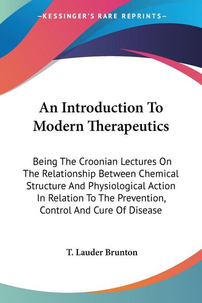 Produktbild: An Introduction To Modern Therapeutics
