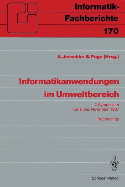 Produktbild: Informatikanwendungen im Umweltbereich