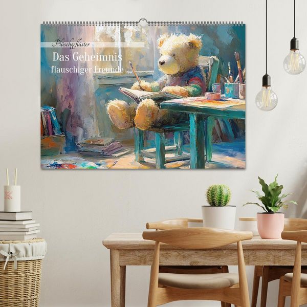 Produktbild: Das geheime Leben flauschiger Freunde (Wandkalender 2026 DIN A2 quer), CALVENDO Monatskalender