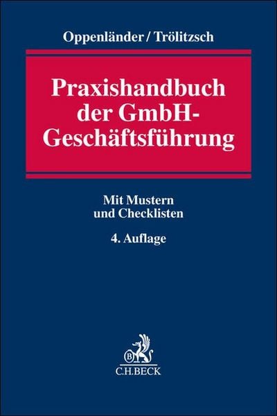Produktbild: Praxishandbuch der GmbH-Gesch&auml;ftsf&uuml;hrung