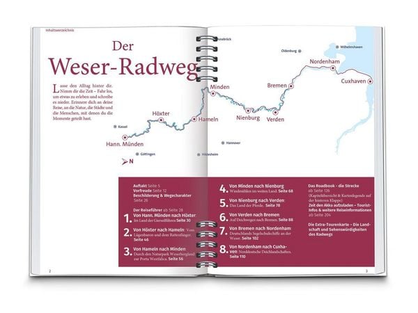 Produktbild: KOMPASS Radreisef&uuml;hrer Weser-Radweg