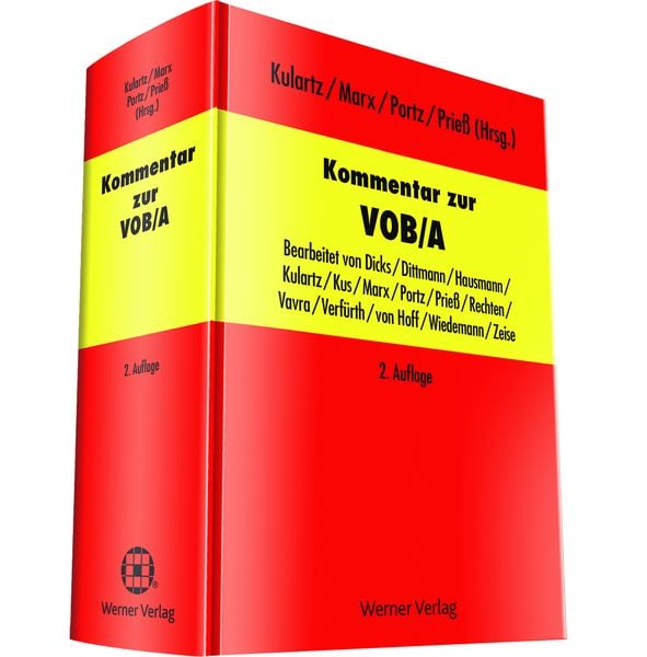 Produktbild: Kommentar zur VOB/A